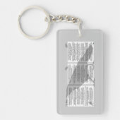 Edgar Allan Poe de Raven Sleutelhanger (Voorkant)