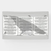 Edgar Allan Poe de Raven Spandoek (Horizontaal)