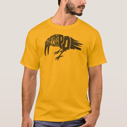 Edgar Allan Poe - De Raven T-shirt (Voorkant)