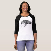 Edgar Allan Poe - De Raven T-shirt (Voorkant volledig)