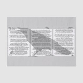 Edgar Allan Poe de Raven Tissuepapier