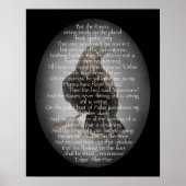 Edgar Allan Poe de Waterverf Raven Poem Raven Poster (Voorkant)