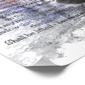 Edgar Allan Poe de Waterverf Raven Poem Raven Poster (Hoek)