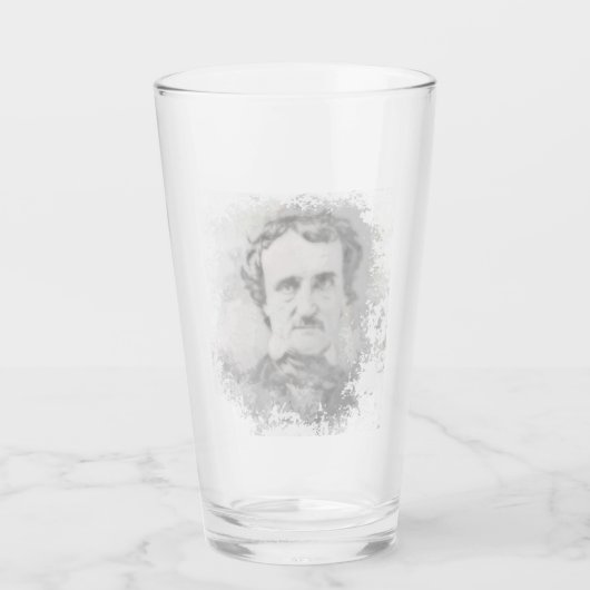 Edgar Allan Poe Dichter De Raven Glas (Voorkant)
