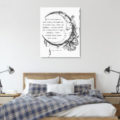 Edgar Allan Poe Dreamweaver Dream Poem Canvas Afdruk (Insitu (Slaapkamer))