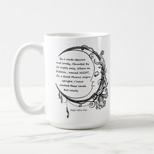 Edgar Allan Poe Dreamweaver Dream Poem Koffiemok (Links)