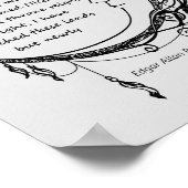 Edgar Allan Poe Dreamweaver Dream Poem Poster (Hoek)
