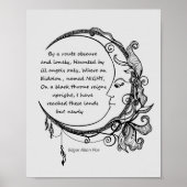 Edgar Allan Poe Dreamweaver Dream Poem Poster (Voorkant)