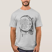 Edgar Allan Poe Dreamweaver Dream Poem T-shirt (Voorkant)