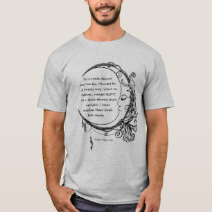 Edgar Allan Poe Dreamweaver Dream Poem T-shirt