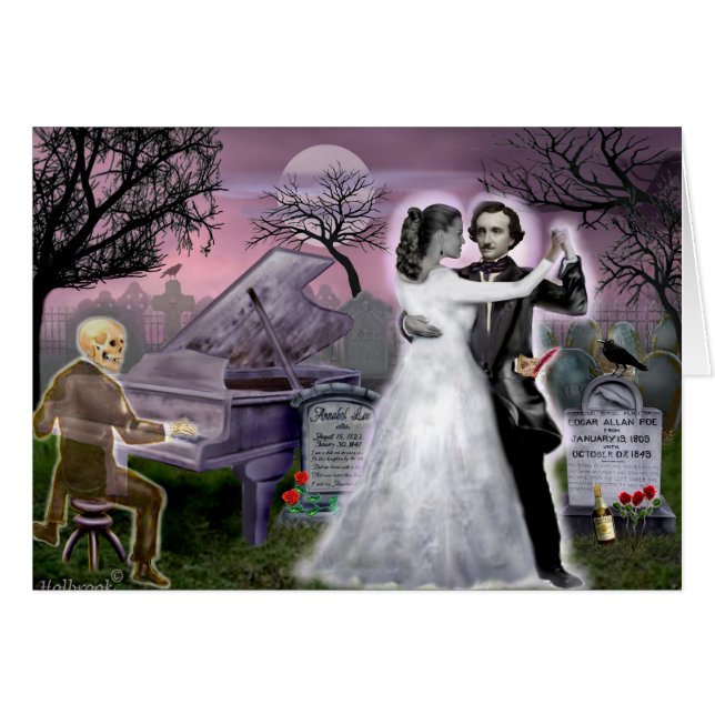 Edgar Allan Poe en Annabel Lee eeuwig (Voorkant Horizontaal)