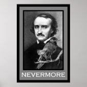 Edgar Allan Poe en Raven Poster (Voorkant)