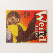 Edgar Allan Poe en Raven Pulp Magazine Hoesje Legpuzzel (Horizontaal)