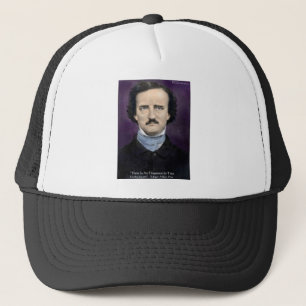 Edgar Allan Poe "Enthousiasme" Wijsheid Citaat Cad Trucker Pet