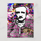 Edgar Allan Poe Flea Moon Lunar Voynich Manuscript Briefkaart (Voorkant)