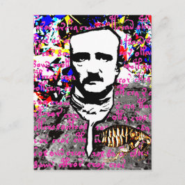 Edgar Allan Poe Flea Moon Lunar Voynich Manuscript Briefkaart