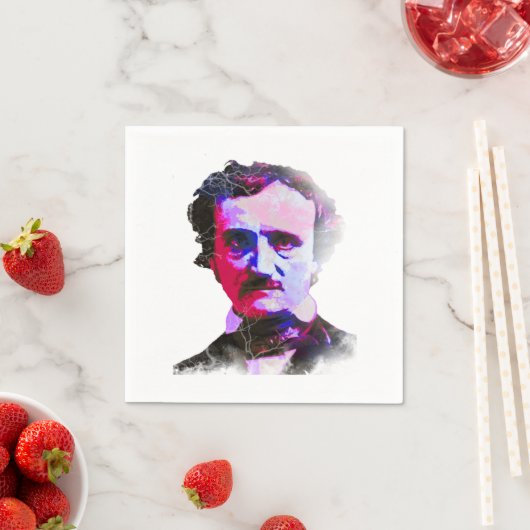 Edgar Allan Poe  Foto Fun Creepy Servet (Insitu)