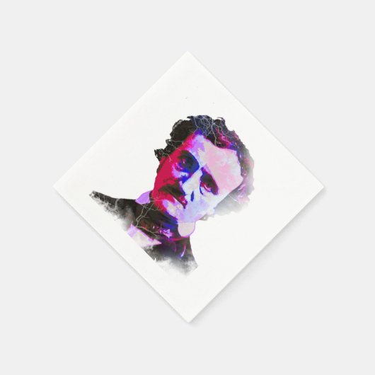 Edgar Allan Poe  Foto Fun Creepy Servet (Hoek)