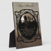 Edgar Allan Poe Fotoplaat (Zijkant)