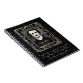 Edgar Allan Poe Gepersonaliseerde Gothic Halloween Notitieboek (Rechterzijde)