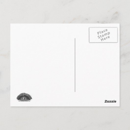 Edgar Allan Poe Gothic Briefkaart (Achterkant)