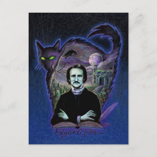 Edgar Allan Poe Gothic Briefkaart