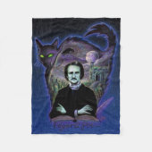 Edgar Allan Poe Gothic Fleece Deken (Voorkant)