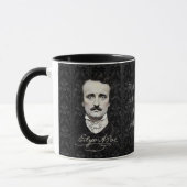 Edgar Allan Poe Gothic Halloween Handtekening Quot Mok (Links)