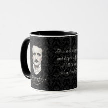 Edgar Allan Poe Gothic Halloween Handtekening Quot