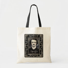 Edgar Allan Poe Gothic Halloween & Samhain Budget Tote Bag