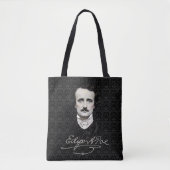 Edgar Allan Poe Gothic Halloween Signature Tas (Voorkant)