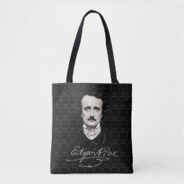 Edgar Allan Poe Gothic Halloween Signature Tas