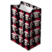 Edgar Allan Poe Gothic kerstcadeau Medium Cadeauzakje (Voorkant Gekanteld)