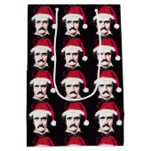 Edgar Allan Poe Gothic kerstcadeau Medium Cadeauzakje (Achterkant)