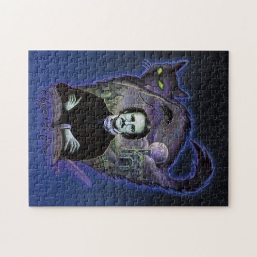 Edgar Allan Poe Gothic Legpuzzel (Horizontaal)