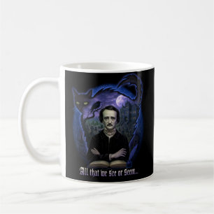 Edgar Allan Poe Gothic Mok – Haunted Raven & Cat
