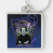 Edgar Allan Poe Gothic Sleutelhanger (Voorkant)