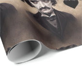 Edgar Allan Poe Gothic Valentijnsdag Wrappin Paper Cadeaupapier (Rol Hoek)