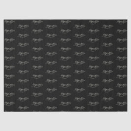 Edgar Allan Poe Handtekening Zwart Tissuepapier