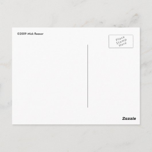 Edgar Allan Poe het Briefkaart Raven (Achterkant)