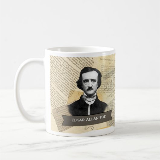 Edgar Allan Poe Historische Mok (Links)