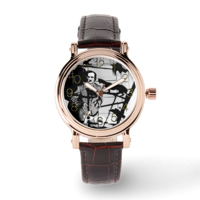EDGAR ALLAN POE HORLOGE (Voorkant)