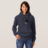Edgar Allan Poe is de Raven Hoodie (Voorkant volledig)