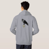 Edgar Allan Poe is de Raven Hoodie (Achterkant volledig)