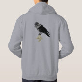 Edgar Allan Poe is de Raven Hoodie (Achterkant)