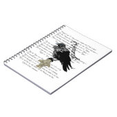 Edgar Allan Poe is de Raven Notitieboek (Linkerzijde)