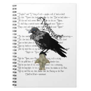 Edgar Allan Poe is de Raven Notitieboek