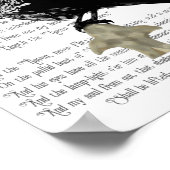 Edgar Allan Poe is de Raven Poster (Hoek)