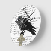 Edgar Allan Poe is de Raven Ronde Klok (Hoek)