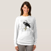 Edgar Allan Poe is de Raven T-shirt (Voorkant volledig)